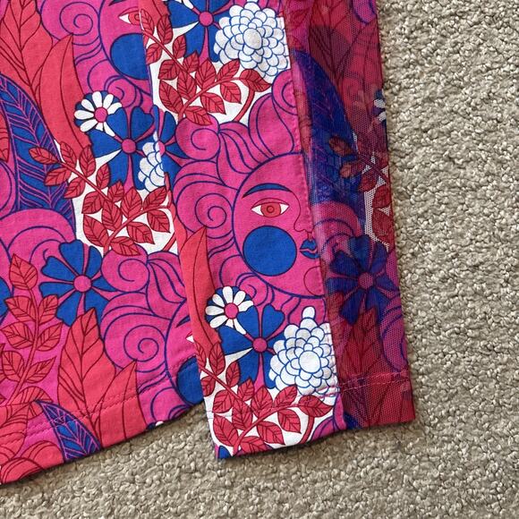 Ibkul Long Sleeve Nadia Golf Shirt Size XS Zip Pullover UPF 50+ NWT Colorful - Picture 3 of 10